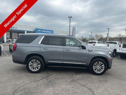 Satin Steel Metallic 2022 GMC Yukon SLT