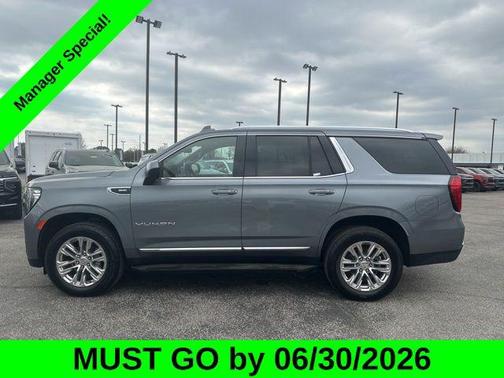 Satin Steel Metallic 2022 GMC Yukon SLT