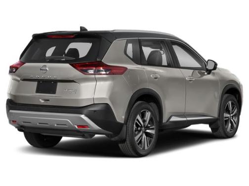 Champagne Silver Metallic/Super Black 2021 Nissan Rogue Platinum