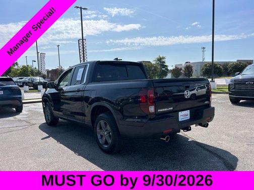 Crystal Black Pearl 2023 Honda Ridgeline RTL