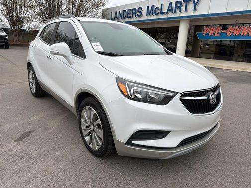 White Frost Tricoat 2018 Buick Encore Preferred