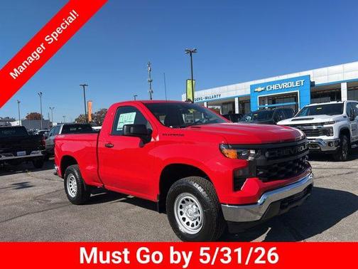 Red Hot 2026 Chevrolet Silverado 1500 WT