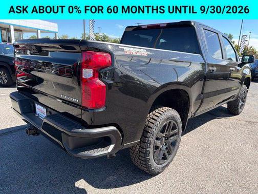 Black 2026 Chevrolet Silverado 1500 Custom Trail Boss