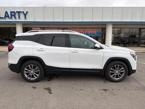 Summit White 2023 GMC Terrain SLT