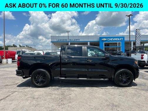 Black 2026 Chevrolet Silverado 1500 Custom
