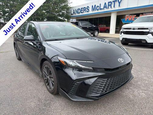 Midnight Black Metallic 2025 Toyota Camry SE