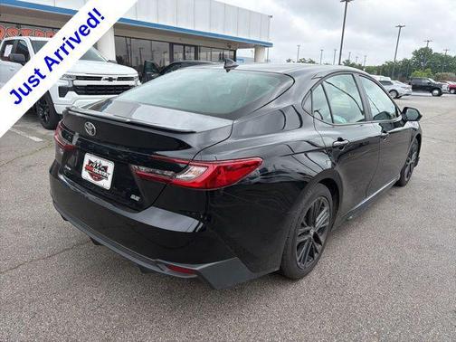 Midnight Black Metallic 2025 Toyota Camry SE