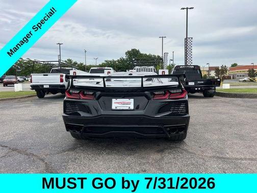 Black 2026 Chevrolet Corvette Stingray w/3LT