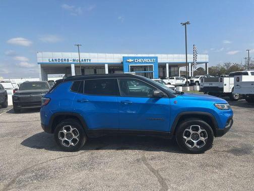 Laser Blue Pearlcoat 2022 Jeep Compass Trailhawk