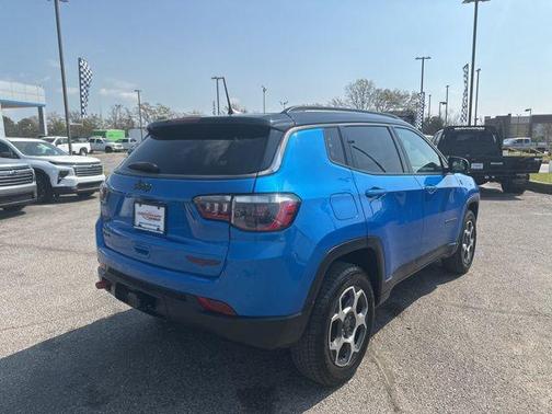 Laser Blue Pearlcoat 2022 Jeep Compass Trailhawk