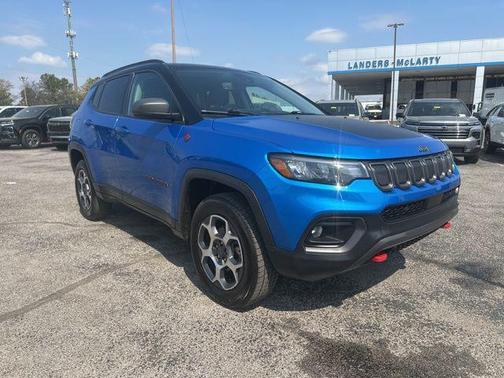 Laser Blue Pearlcoat 2022 Jeep Compass Trailhawk