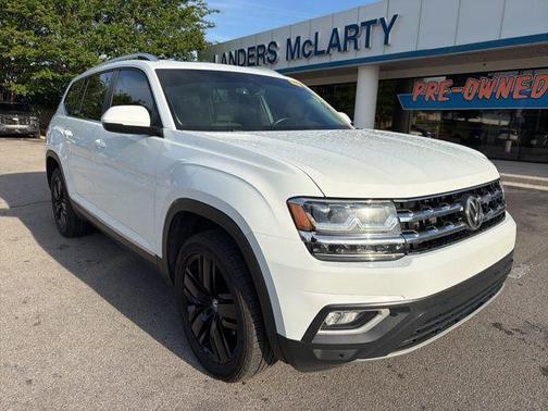 Pure White 2019 Volkswagen Atlas 3.6L SEL