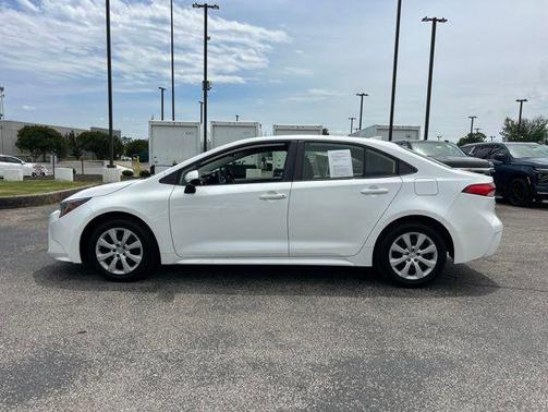 White 2022 Toyota Corolla LE