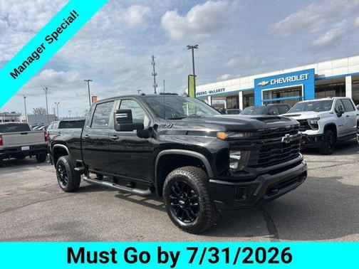Black 2026 Chevrolet Silverado 2500 Custom