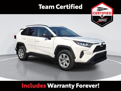 Super White 2021 Toyota RAV4 LE
