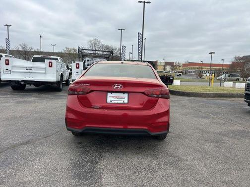 Pomegranate Red 2020 Hyundai Accent SE