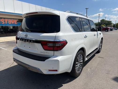 Aspen White Tricoat 2023 Nissan Armada SL 2WD