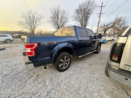 Blue 2018 Ford F-150 Lariat