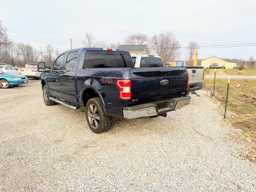 Blue 2018 Ford F-150 Lariat