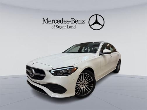 Polar White 2023 Mercedes-Benz C-Class Sedan