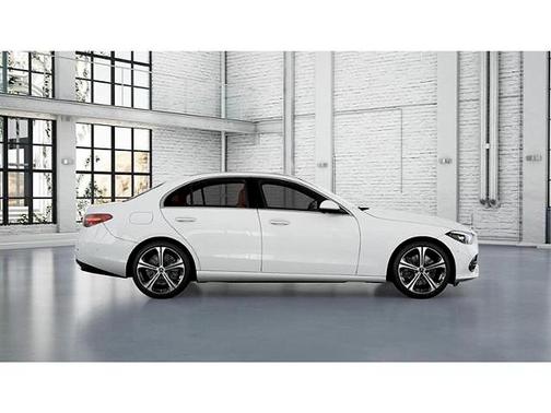 White 2023 Mercedes-Benz C-Class Sedan