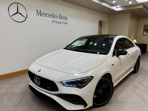 Polar White 2026 Mercedes-Benz AMG CLA 35 4MATIC Sedan