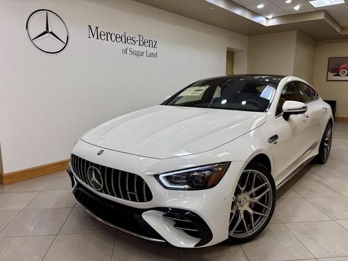 MANUFAKTUR moonlight white metallic 2026 Mercedes-Benz AMG GT 53 4-Door Hatchback