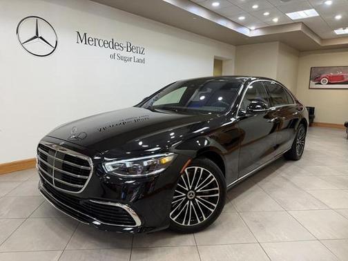 Black 2025 Mercedes-Benz S-Class 4MATIC