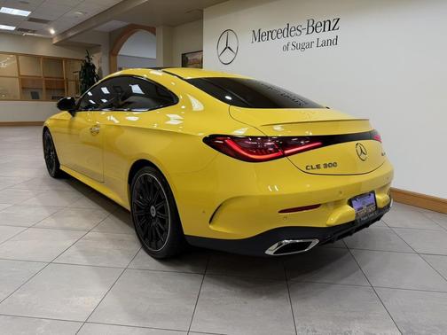 Sun Yellow 2026 Mercedes-Benz CLE 300 4MATIC Coupe