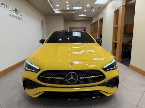 Sun Yellow 2026 Mercedes-Benz CLE 300 4MATIC Coupe