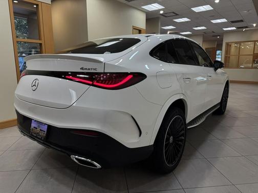 Polar White 2026 Mercedes-Benz GLC 300 4MATIC Coupe