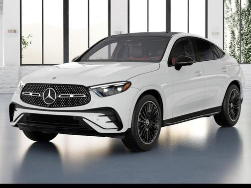 Polar White 2026 Mercedes-Benz GLC 300 4MATIC Coupe