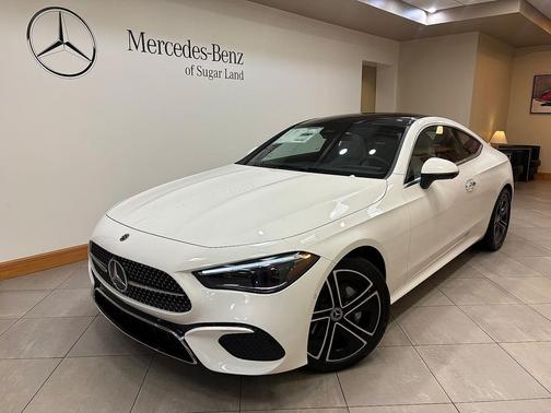 Polar White 2026 Mercedes-Benz CLE 300 4MATIC Coupe