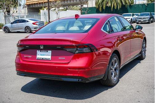 Radiant Red Metallic 2026 Honda Accord Hybrid EX-L
