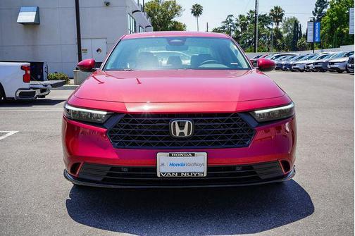 Radiant Red Metallic 2026 Honda Accord Hybrid EX-L
