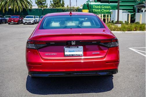 Radiant Red Metallic 2026 Honda Accord Hybrid EX-L