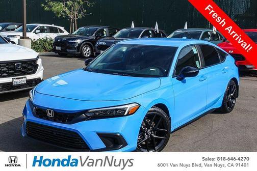 Blue Pearl 2024 Honda Civic Sport