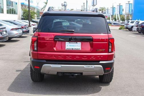 Radiant Red Metallic II 2026 Honda Passport AWD TrailSport Elite Blackout