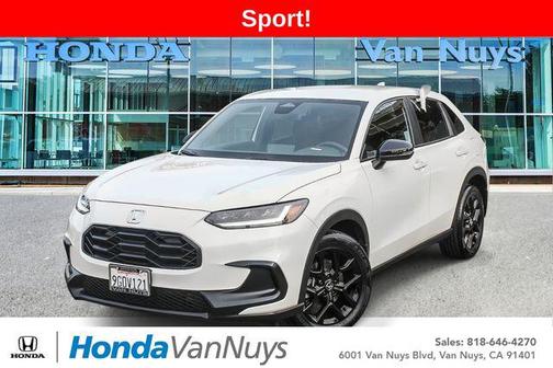 Platinum White Pearl 2024 Honda HR-V Sport