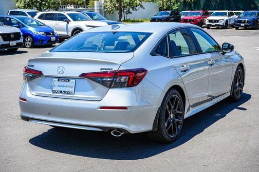 Solar Silver Metallic 2026 Honda Civic Sport