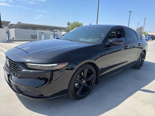 Crystal Black Pearl 2024 Honda Accord Hybrid Sport-L