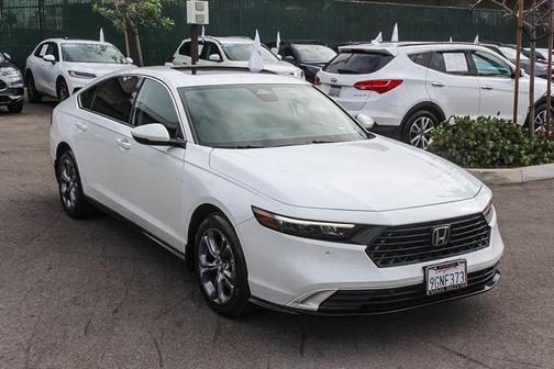 Platinum White Pearl 2023 Honda Accord Hybrid EX-L
