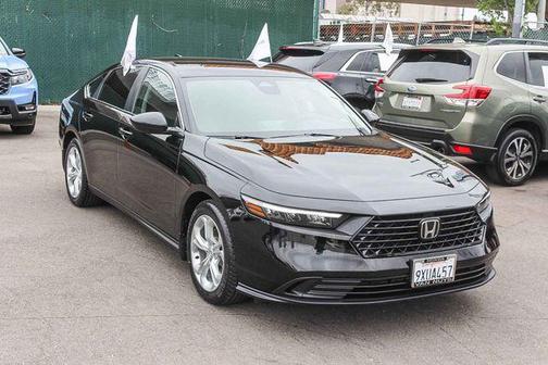 Crystal Black Pearl 2023 Honda Accord LX 1.5T