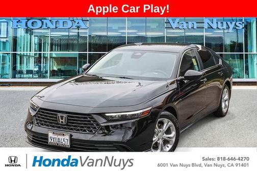 Crystal Black Pearl 2023 Honda Accord LX 1.5T