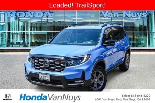 Diffused Sky Pearl 2024 Honda Passport AWD TrailSport