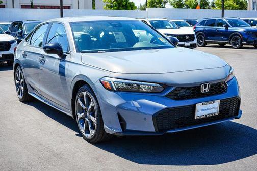 Urban Gray Pearl 2026 Honda Civic Hybrid Sport Touring