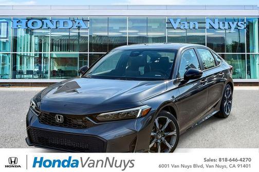Meteorite Gray Metallic 2026 Honda Civic Hybrid Sport Touring