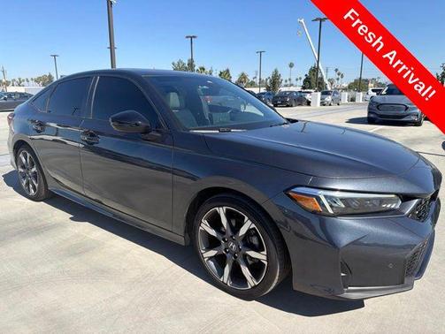 Blue Lagoon Pearl 2025 Honda Civic Hybrid Sport