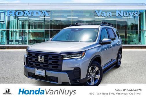 Solar Silver Metallic 2026 Honda Pilot EX-L