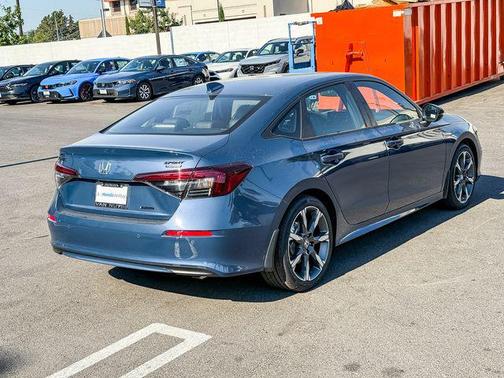 Blue Lagoon Pearl 2026 Honda Civic Hybrid Sport Touring
